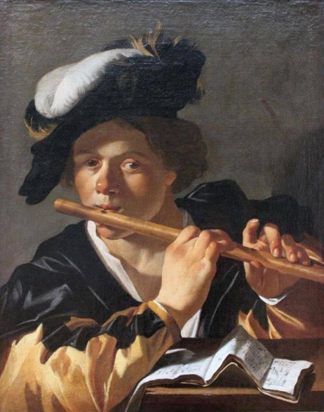 BABUREN Dirck van - The Flute Player