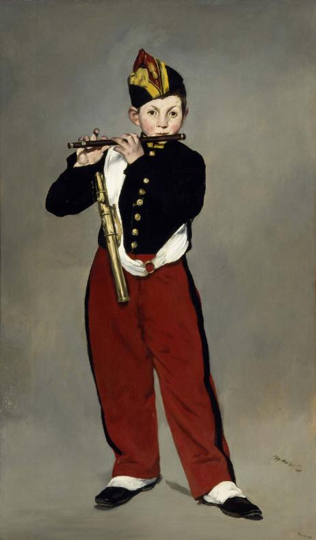 MANET Edouard -  Jeune Flutiste ou Le Fifre