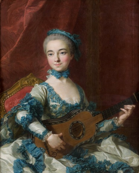 ANONYMOUS - A lady playing guitar