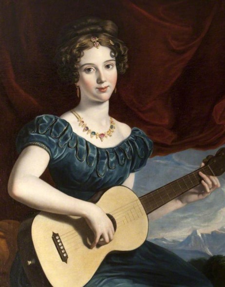 ANONYMOUS - Woman playing guitar