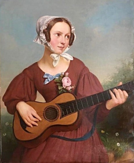 ANONYMOUS - Woman playing guitar