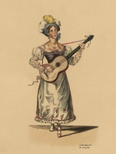 HESS Hieronymus  - Une guitariste