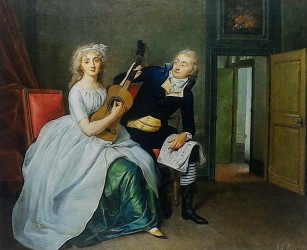 LEBRUN-VAYSSE Rosalie - Couple dans un interieur 