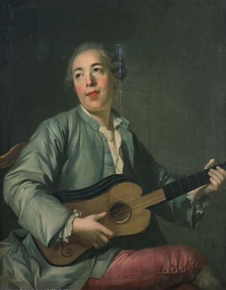 Pierre de Jélyotte - Homme avec une guitare