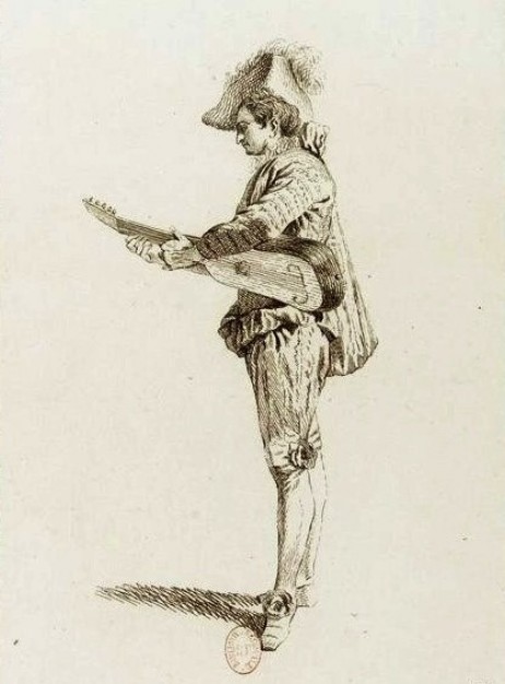 WATTEAU Jean Antoine - Guitariste