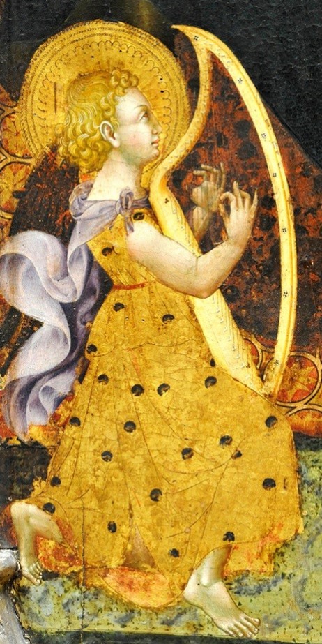 ANONYMOUS - Angel playing harp