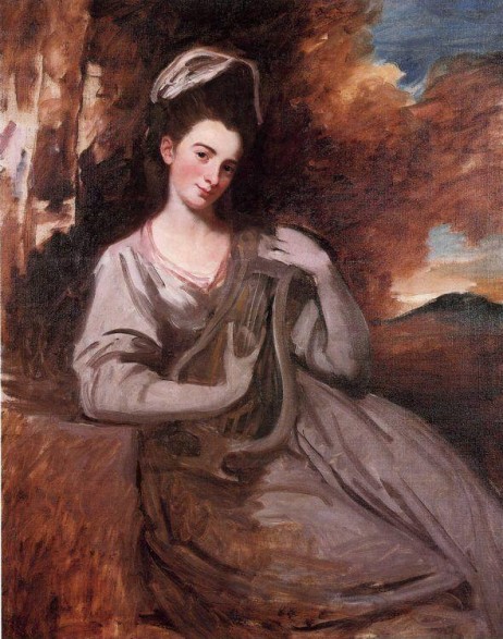 ANONYMOUS - Lady playing lyre