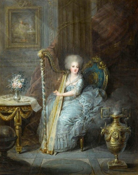 ANONYMOUS - Woman playing harp