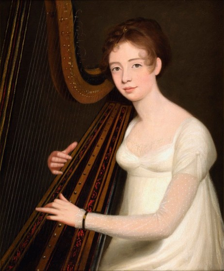 ANONYMOUS - Woman playing harp