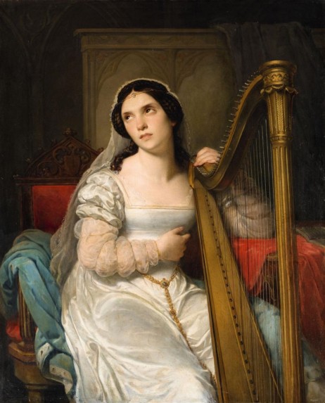 KRUSEMAN Cornelis - The Harp Player 