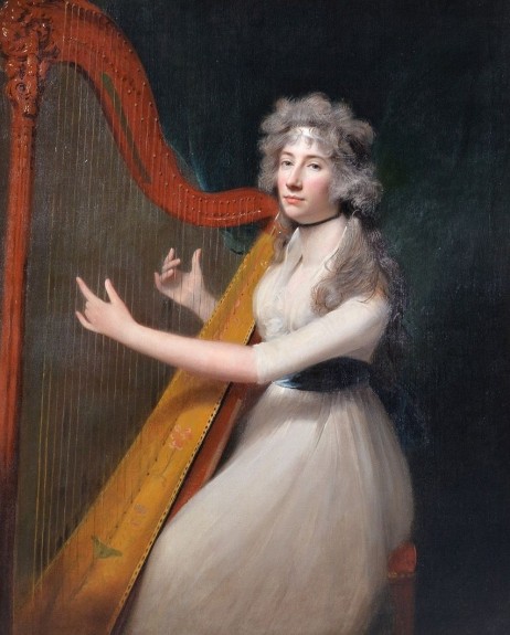 ABBOTT Lemuel Francis - The Harpist