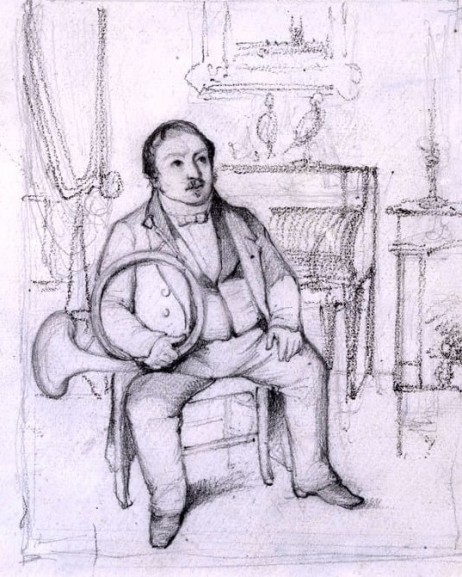 ANONYMOUS - Man holding a french horn