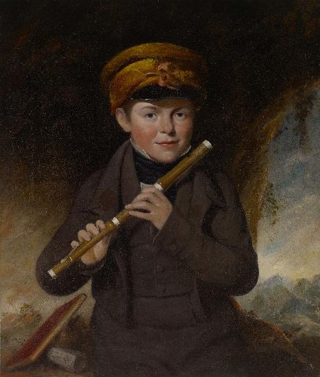 OPIE John - John Gurney Jr. the Little Flute Player 