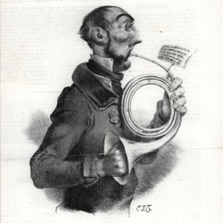 ANONYMOUS - Musicien de la Chapelle, Monsieur Tatalain donnant du corps à la Cour