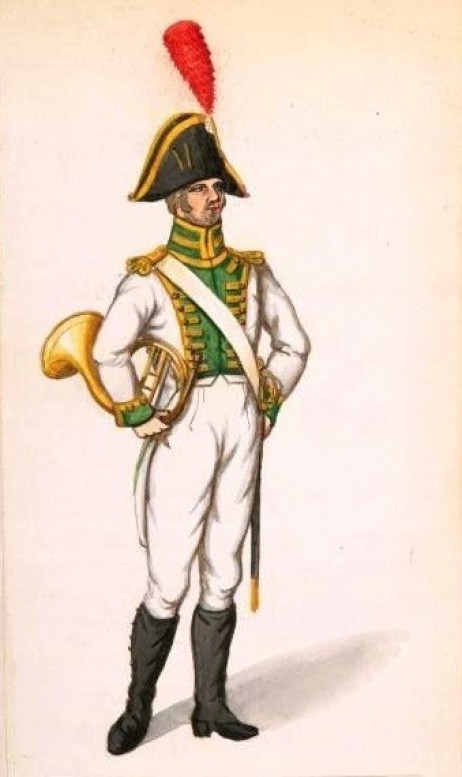 ANONYMOUS - Soldier holding horn