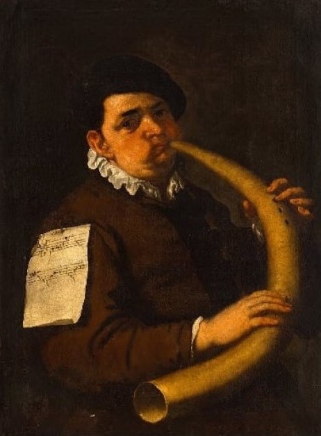 STROZZI Bernardo  - Suonatore di corno