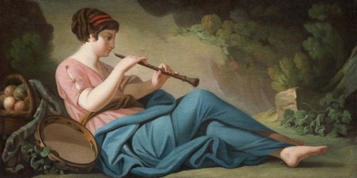 ANONYMOUS - Woman playing oboe