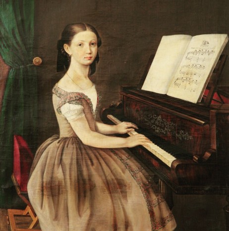 ANONYMOUS - Girl at the piano 