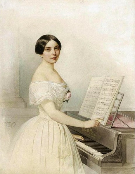 ANONYMOUS - Woman at the piano