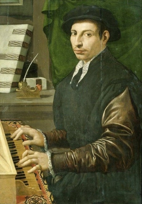 ANONYMOUS - Man playing harpsichord