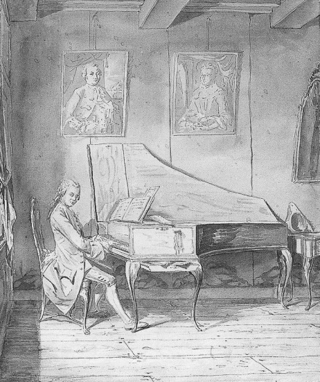 ZEGELAAR Gerrit - A man playing a harpsichord