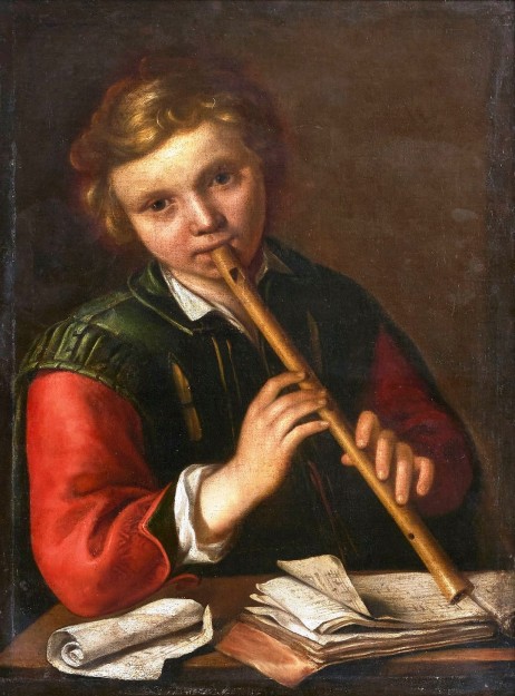 ANONYMOUS - Boy playing recorder
