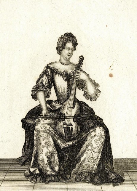 ANONYMOUS - Dame qui joue de la viole en chantant