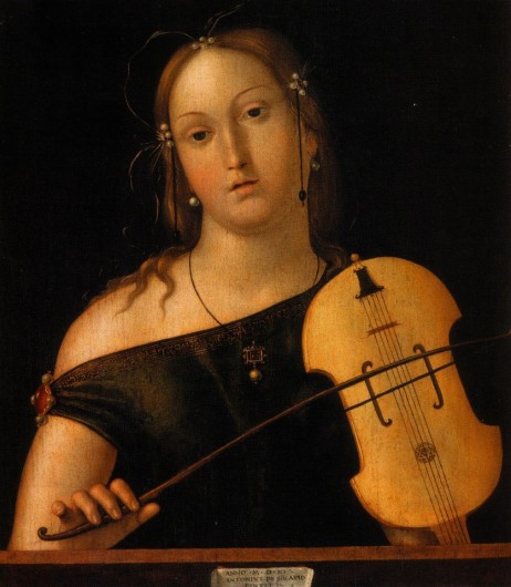 SOLARIO Antonio - Woman playing the viola