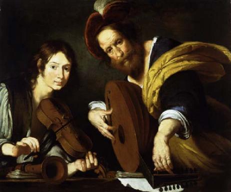 STROZZI Bernardo  - Two Musicians