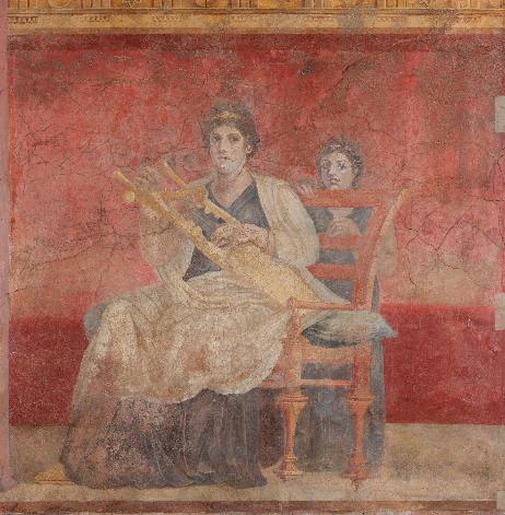 ANONYMOUS - Roman Wall painting from room H of the villa of P. Fannius Synistor at Boscoreale