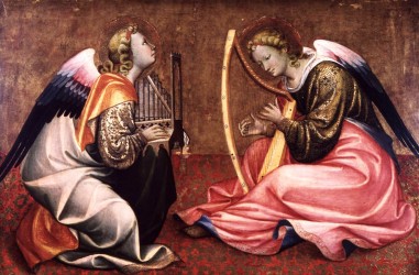 ANONYMOUS - Two angels playing music