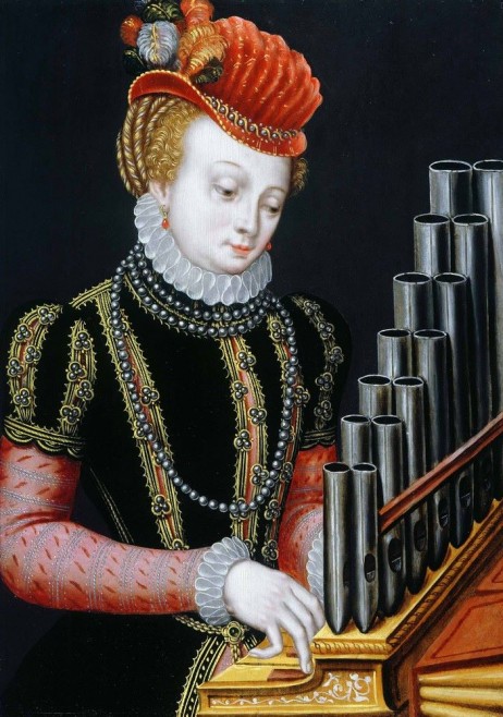 FLORIS Frans - A lady at an organ