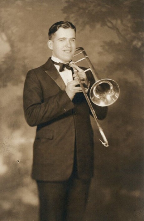 ANONYMOUS - A trombone player