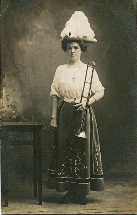 ANONYMOUS - Trombone Girl Helen May Butler and her Ladies Brass Band