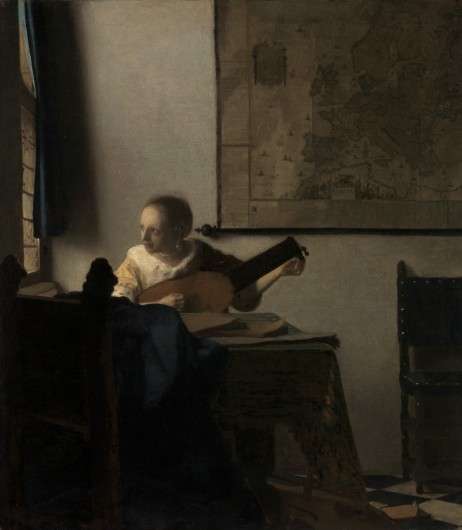 VERMEER Johannes - Young Woman with a Lute 