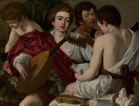 CARAVAGGIO Michelangelo Merisi - The Musicians 