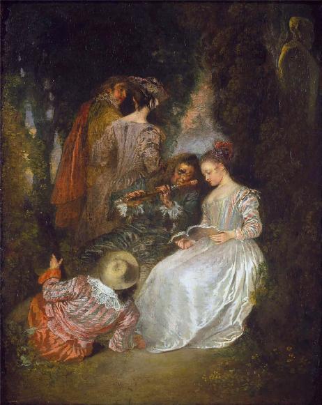 WATTEAU Jean Antoine - L'Accord Parfait