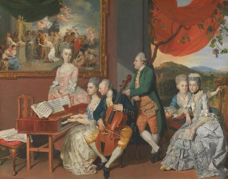 ZOFFANY Johann - The Gore Family with George, third Earl Cowper