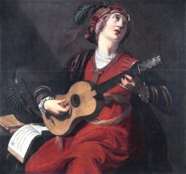 ANONYMOUS - Guitar and lute player