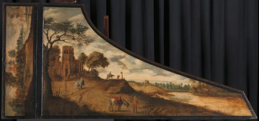 HORST Gerard van der - Lid of a harpsichord