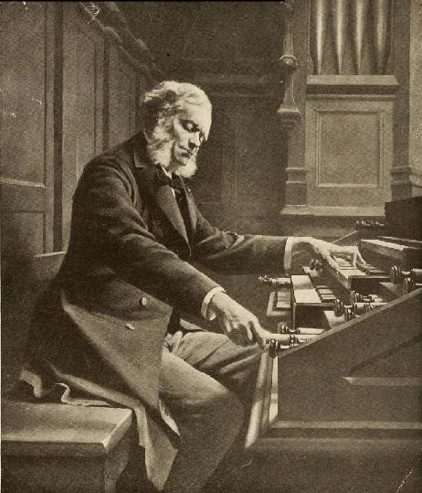 RONGIER Jeanne - César FRANCK  jouant de l'orgue à Sainte Clotilde