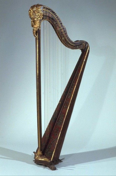 ANONYMOUS - Pedal Harp by unidentified french maker