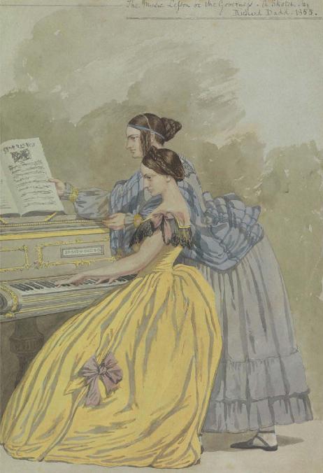 DADD Richard - The Music Lesson or the Governess