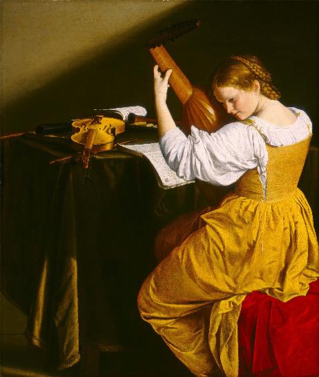 GENTILESCHI Orazio -  The lute player