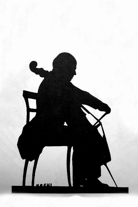 ANONYMOUS - Silhouette of Pablo Casals