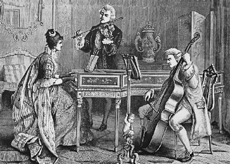 ANONYMOUS - Violin, harpsichord and double bass