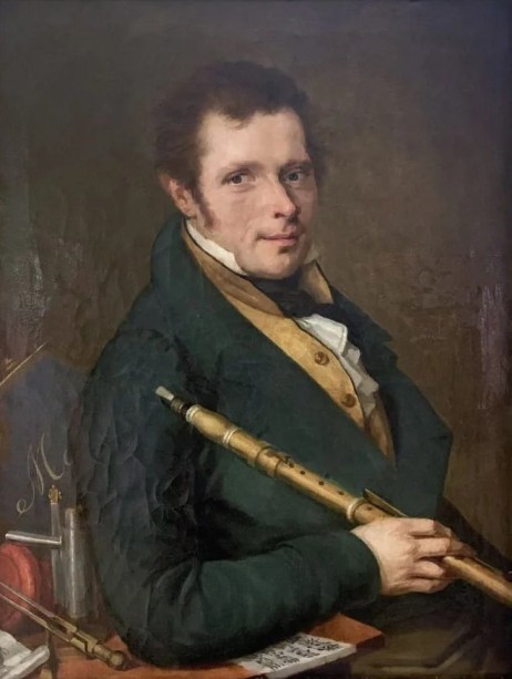 ANONYMOUS - Portrait of a musician 