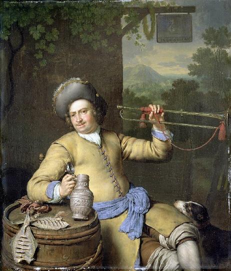 MIERIS Willem van - The Trumpeter