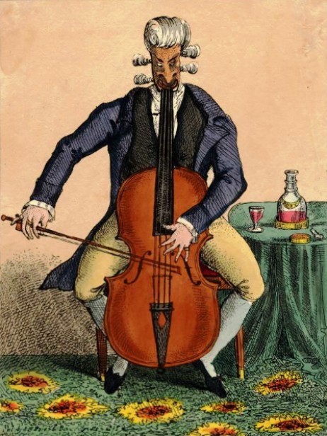 CRUIKSHANK George - Signior Violoncello 