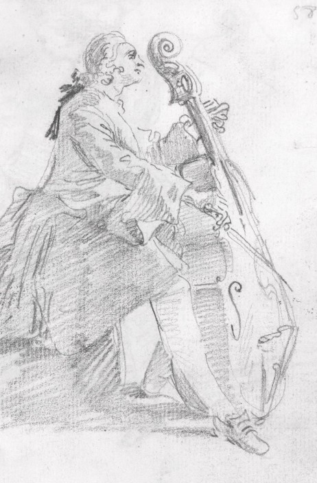 PANNINI Giovanni Paolo - Study of a cellist 